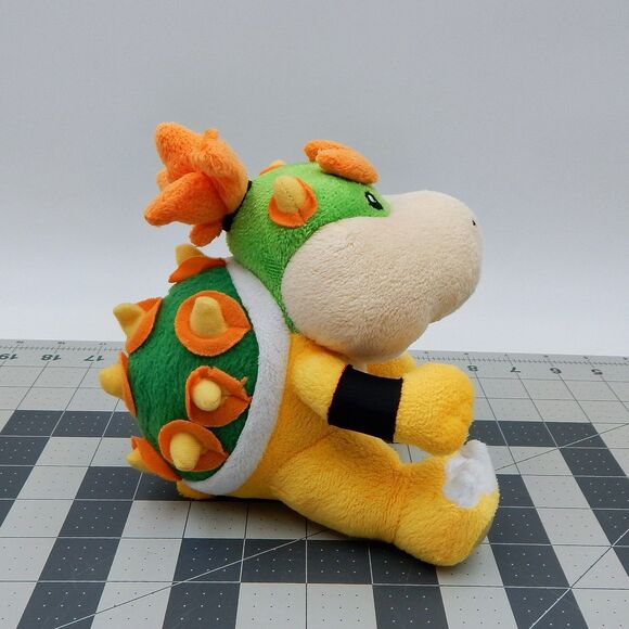 Super Mario Bros Baby Bowser Jr. Plush 6 In Sanei Japan Nintendo Stuffed Toy - Picture 4 of 11